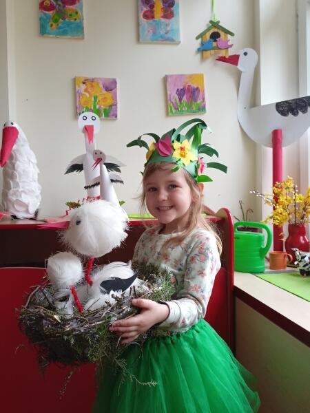 Bociany i wiosna u Marynarzy