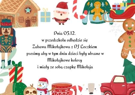 ZABAWA MIKOŁAJKOWA Z DJ LOCZKIEM
