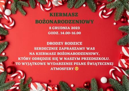 KIERMASZ BOŻONARODZENIOWY