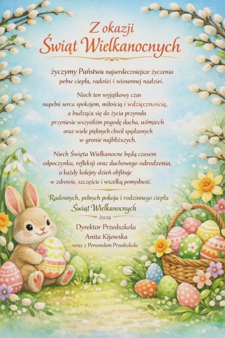WESOŁYCH ŚWIĄT WIELKANOCNYCH