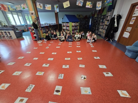 Wizyta w Bibliotece miejskiej w Goleniowie - Lekcje lekcje robotyczne.